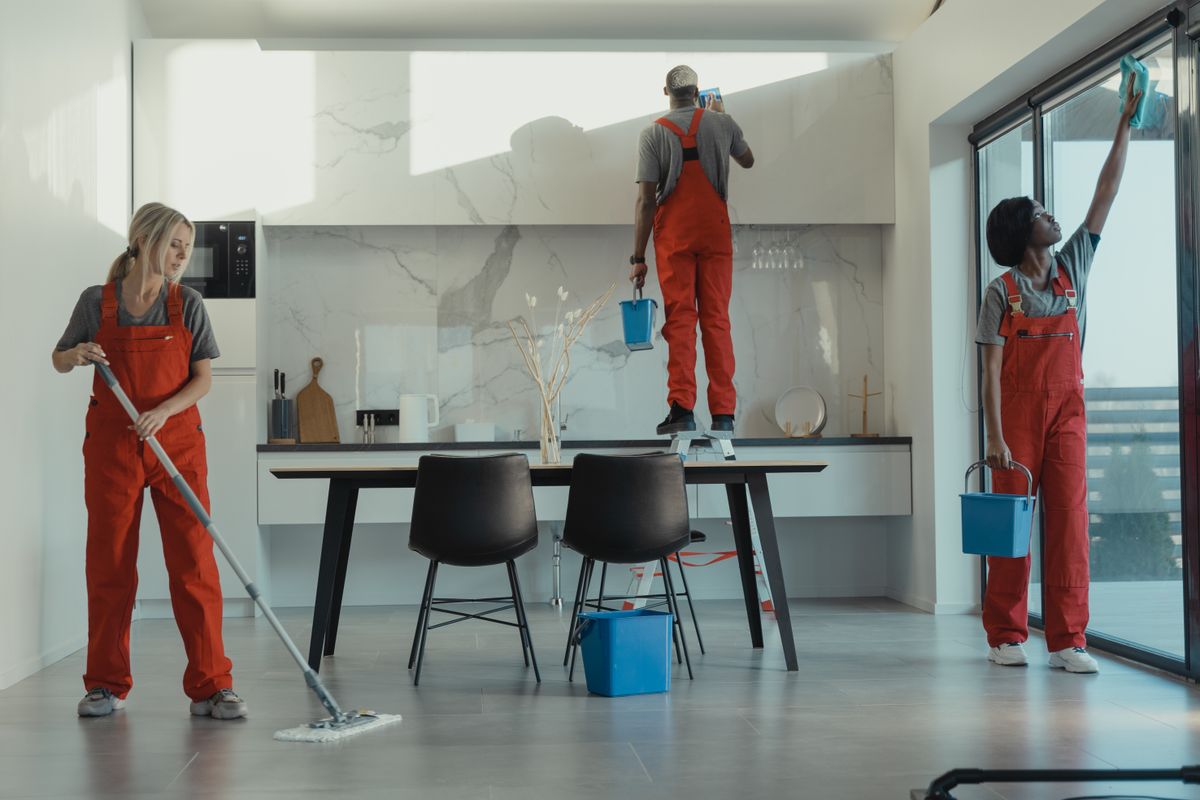 ShineFlow Services professional cleaning team
